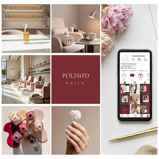 Instagram Nail Salon Templates (Canva) – Polish’d
